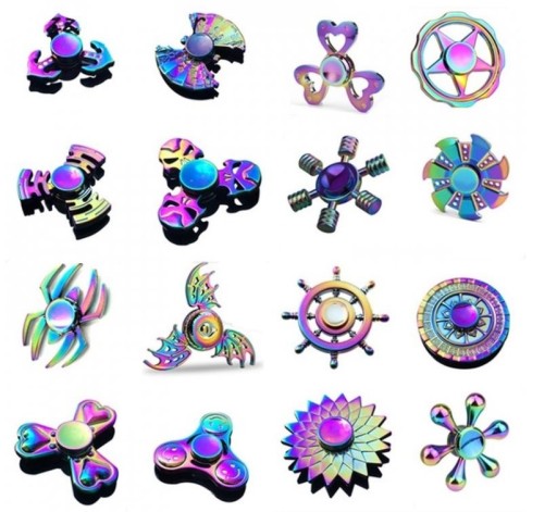 Fidget Spinner Regenbogen A2218