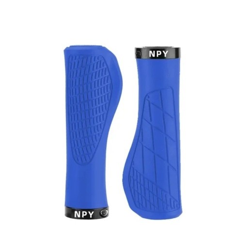 Fiets handvatten 13,5 x 2,2 cm Rubberen MTB handvatten met slot Antislip schokbestendige handvatten voor BMX fietssturen Harde rubberen voering