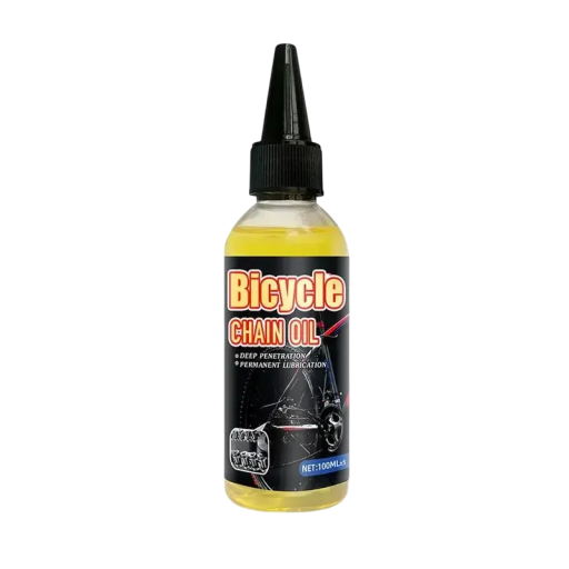 Fiets kettingolie 100 ml gele smeermiddel met diepe penetratie voor ketting, vork en aandrijfsysteem van mountainbikes en racefietsen