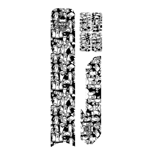 Fietsframe Onderbuis Beschermsticker Zelfklevende Anti-Kras Hoes Frame Bescherming Decoratie Mountainbike
