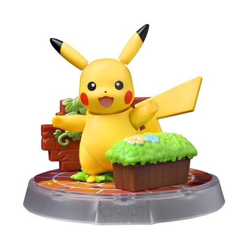Figura de ação dobrável Pokemon Pikachu Brinquedo para crianças Personagem da série Pokemon Modelo dobrável Figura móvel Coleção Pokemon