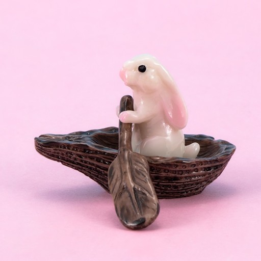 Figura decorativa de conejo