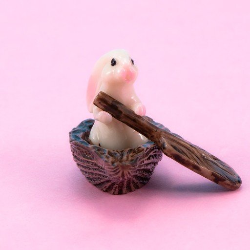 Figura decorativa di coniglio
