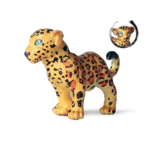 Figurina cucciolo di leopardo A743