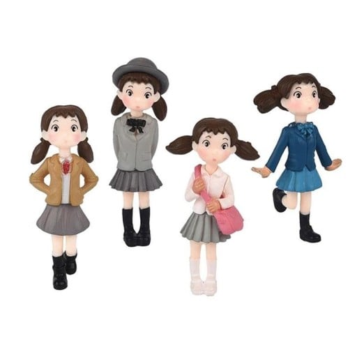 Figurine de fille 4 pcs