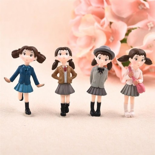 Figurine de fille 4 pcs