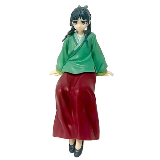 Figurine femme assise 17 cm Personnage d'anime de The Apothecary Diaries Détails soignés Décoration pour fans Modèle de collection du Japon
