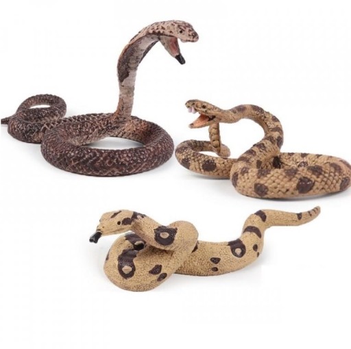 Figurine serpenti 3 pz