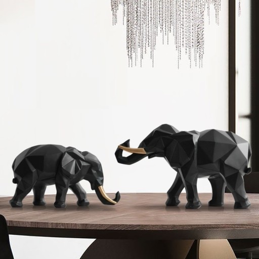 Figurka dekoracyjna słonia 2 szt