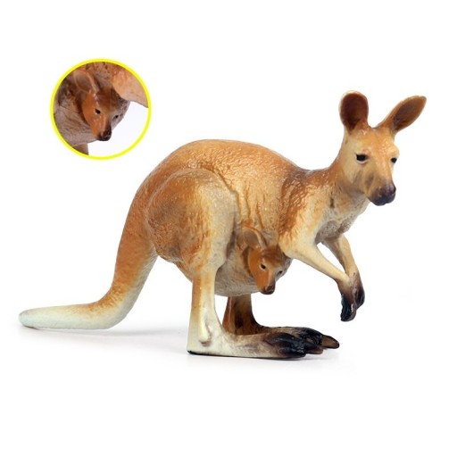 Figurka kangur i młode A979
