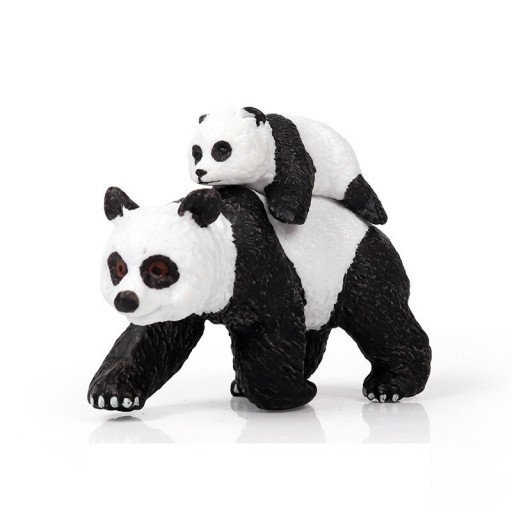 Figurka pandy i młodego