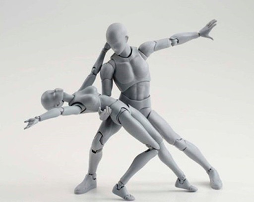 Figurka - Pohyblivý model člověka J665