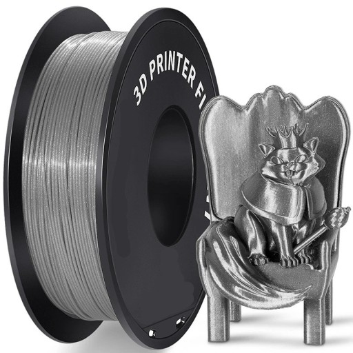 Filament PLA 1,75 mm 1 kg Powierzchnia brokatowa Wkład FDM do drukarki 3D Druk dekoracyjny Błyszczące nadruki Gładkie warstwy
