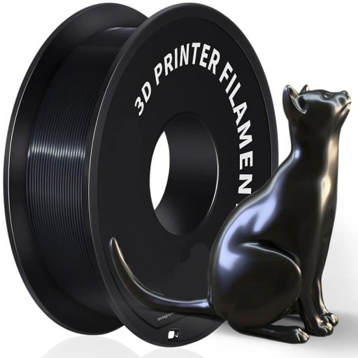 Filament PLA de mătase 1,75 mm 1 kg Suprafață lucioasă Reîncărcare imprimantă 3D Pentru imprimare FDM Detalii clare Straturi netede Modele decorative