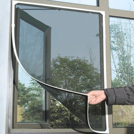 Filet de fenêtre contre les insectes et les moustiques 1,3 x 1,5 m