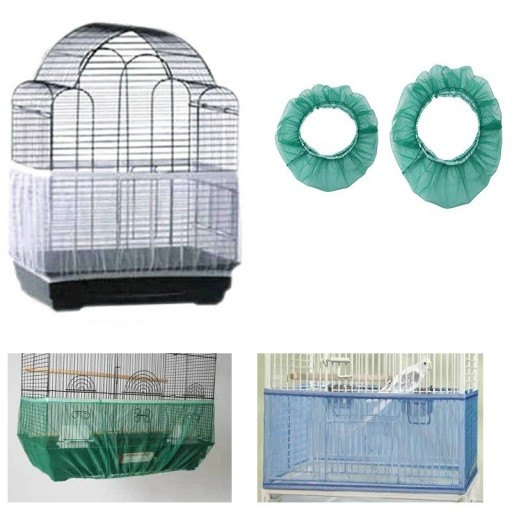 Filet de protection pour cage à oiseaux