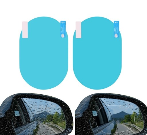 Films de protection pour rétroviseurs 2 pcs
