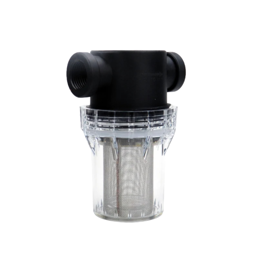 Filtrazione del tubo dell'acqua 3/4" 40 mesh 425 microni Filtro per irrigazione da giardino Setaccio per pompa dell'acqua Collegamento idrico da giardino Filtro a rete per impurità 5,2 x 12,1 x 9 cm