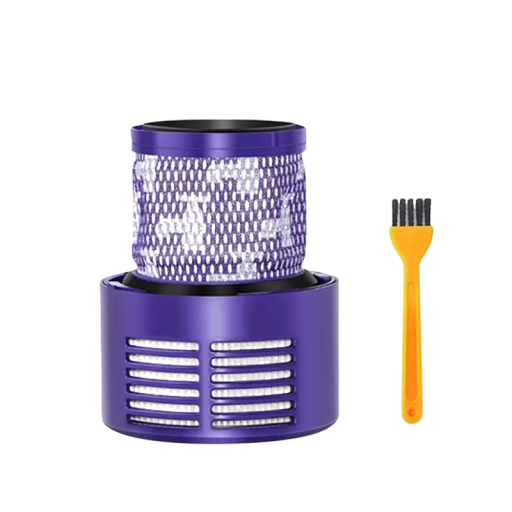 Filtre HEPA lavable de rechange pour Dyson V10 SV12 avec brosse de nettoyage pour les particules de poussière fines, le pollen et les allergènes