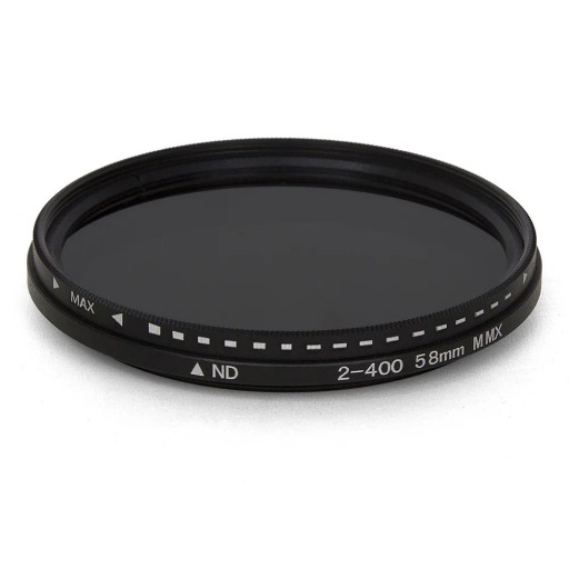 Filtro ND variável ND2–ND400 77mm Redutor de luz para objectiva de câmara Acessório fotográfico para DSLR e sem espelho
