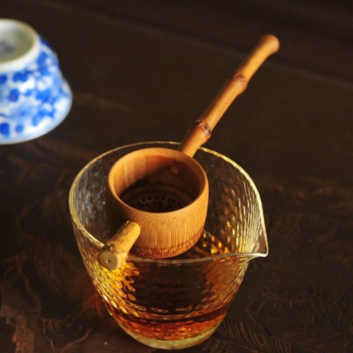 Filtru de ceai din bambus