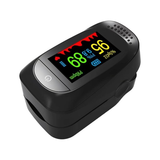 Fingerpulsoximeter OLED SpO2 PR overvågning af iltmætning og hjertefrekvens sort digital måler til hjemmeovervågning