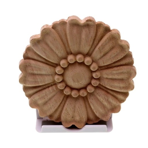 Fiore decorativo intagliato C568