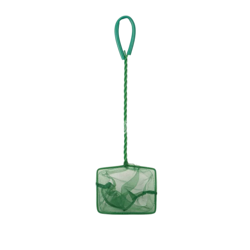 Firkantet akvarienet 10 x 8 x 27,5 cm fint net til akvariefisk lille fiskenet med plastikhåndtag akvarieudstyr