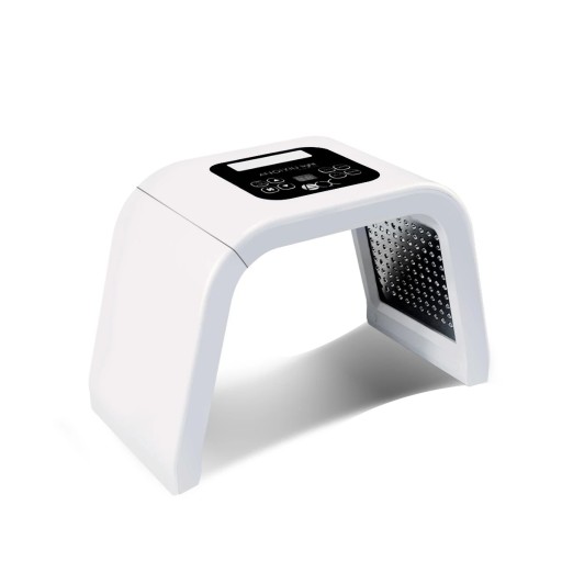 Firkantet fotonterapilampe PDT Nano Hydration 7 farver LED hudforyngelse LCD-display justerbar intensitet tid temperatur EU-stik