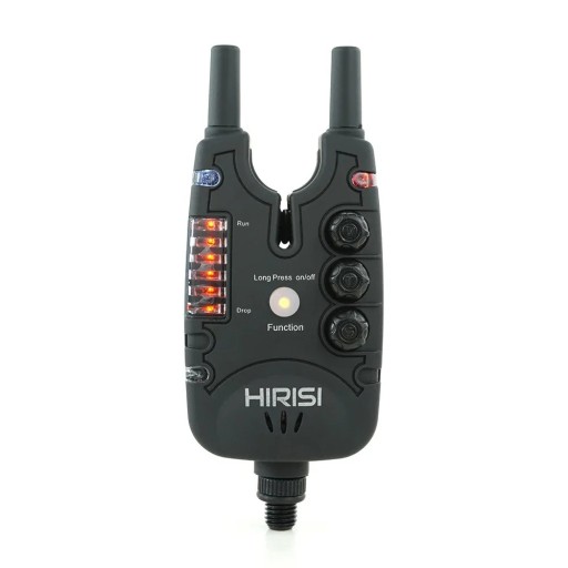 Fish Bite Alarm with LED Light Adjustable Volume Tone Sensitivity Sound Indicator for Line Movement Hirisi B150