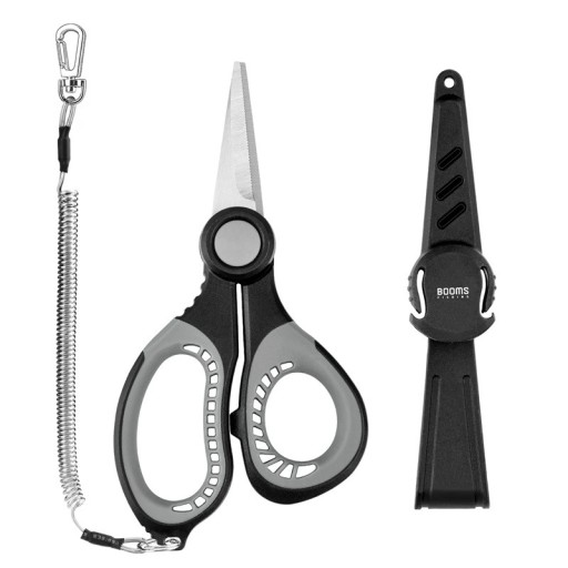 Fisketangsæt med spiralfjeder og krogsliber 14 cm Holdbar tang til at fjerne kroge Multifunktionelt fiskeværktøj med sliber Robust konstruktion