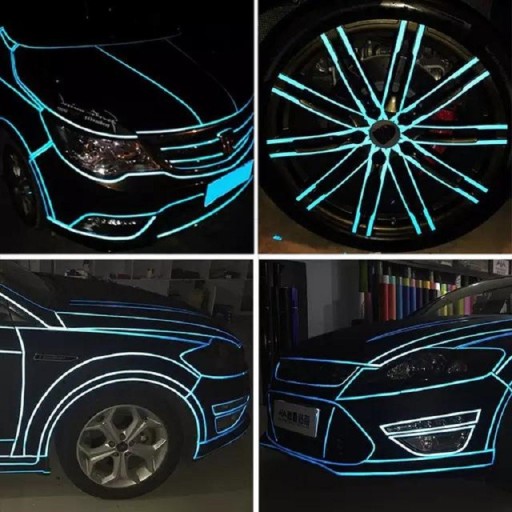 Fita adesiva refletora para automóvel 8 m