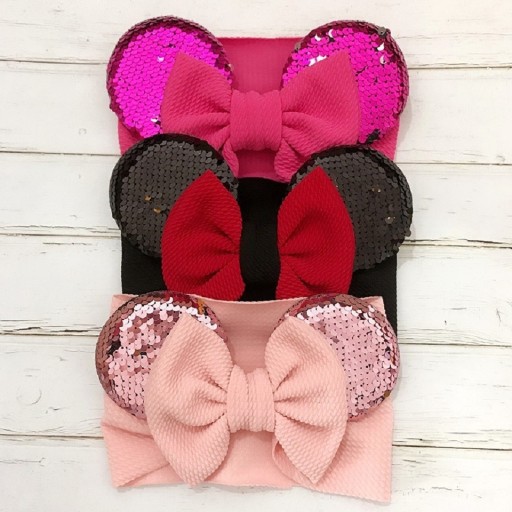 Fita de cabelo para menina com laço