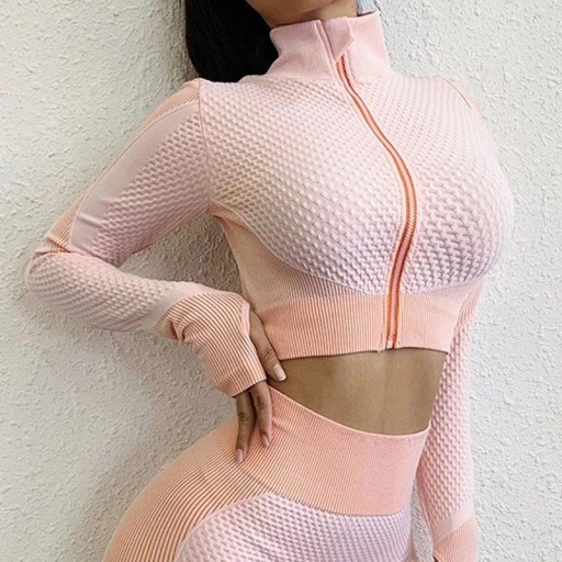 Fitness crop top til kvinder P1695
