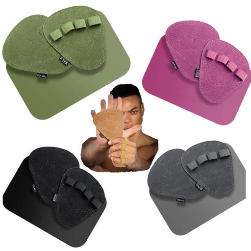 Fitness gripy na posilňovanie 13 × 11,3 cm kožené chrániče dlaní pre lepší úchop na hrazdu a činky
