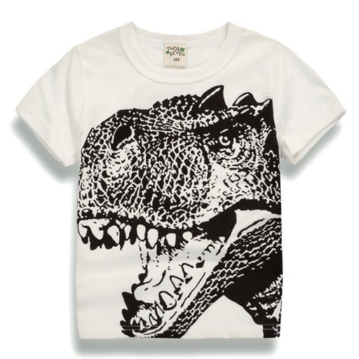 Fiú póló Tyrannosaurus Rex J1333 mintával