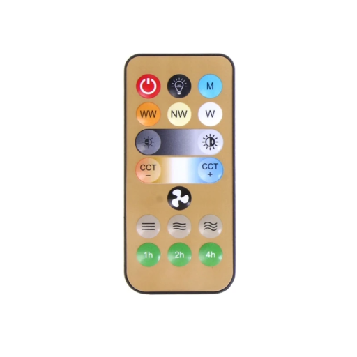 Fjärrkontroll för LED-takfläkt med E27-sockel 8,5 x 4 cm Lampstyrning för sovrum och kök ABS-plast Batteri CR2025 3V