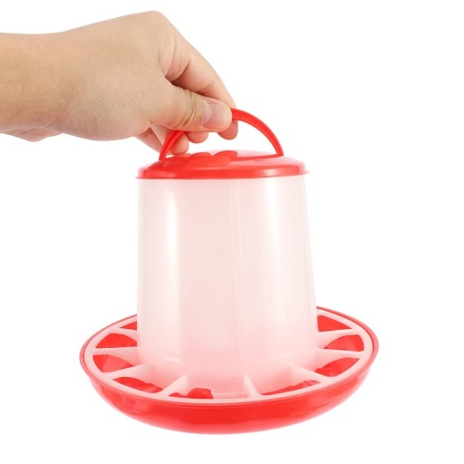 Fjerkræfoderautomat 1,5 kg Plastikfoderautomat 18,3 x 15,3 cm