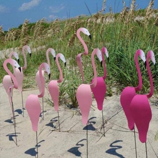 Flamingó leszúrható dísz