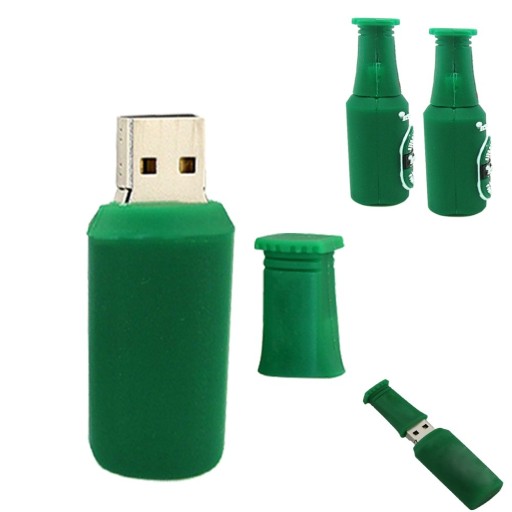 Flaschenbier mit USB-Stick