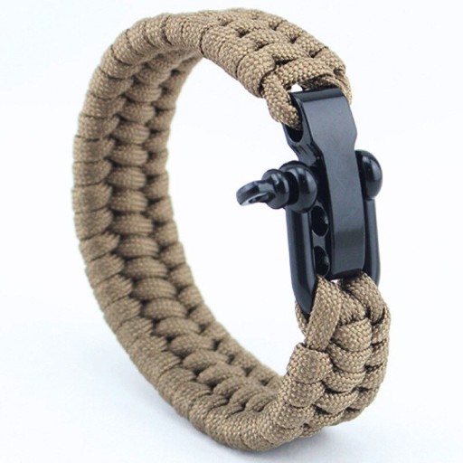 Flätat armband för män H433