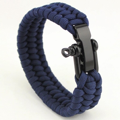 Flätat armband för män H433