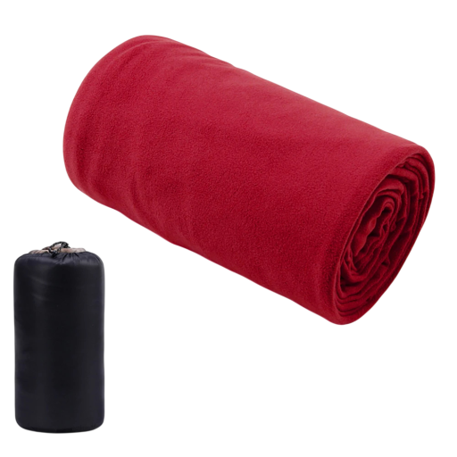 Fleecový spacák 180 × 80 cm oboustranný fleece prodyšný pratelný vložka do spacáku pro kempování turistiku cestování