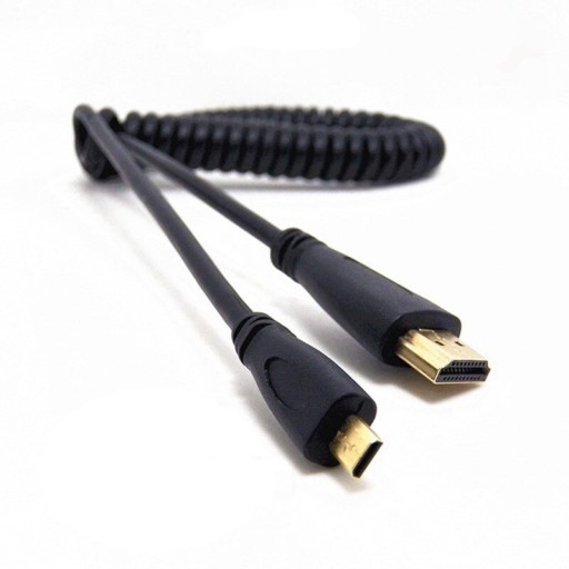 Fleksibelt Micro HDMI / HDMI-tilslutningskabel