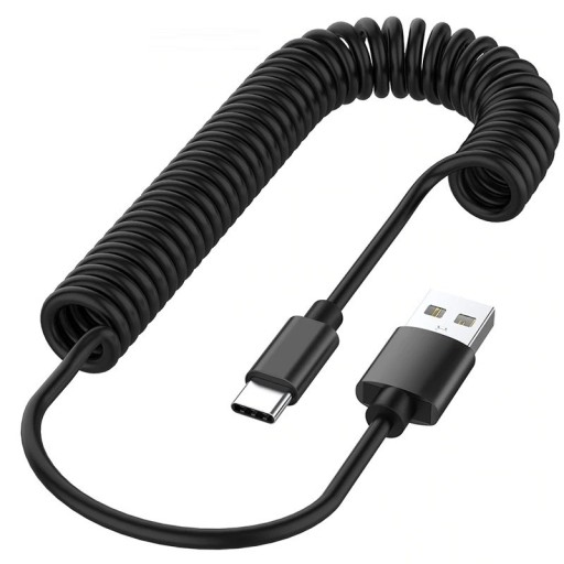 Fleksibelt USB til Micro USB / USB-C-kabel