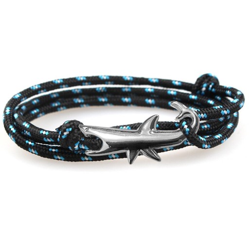 Flerlagers string armband haj