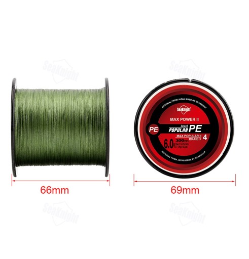 Flettet fiskeline 300 m J2950