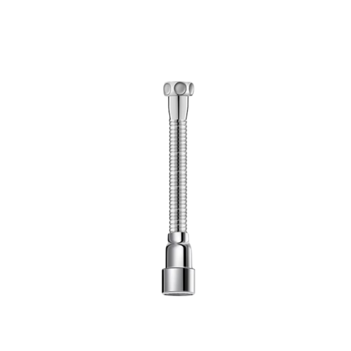 Flexible Tap Extension 50 × 2.2 × 2.4 cm 360° Swivel Nozzle with Aerator Stainless Steel Universal for Kitchen Sink