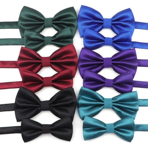 Fliegenset für Eltern und Kinder Elegante Fliegen für Herren und Kinder Set für gesellschaftliche Anlässe Passende Accessoires