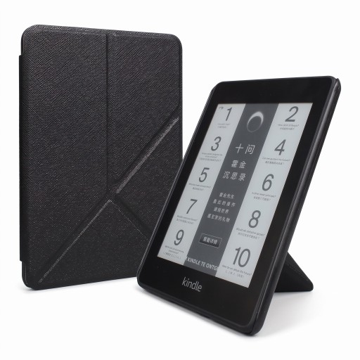Flipfodral med stativ för 6 tum läsare Kindle 10:e generationen 2019 med vikbar framsida och magnetstängning